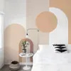 Papel de Parede Cor Morandi Quarto Parede de Fundo da Cabeceira Papel de Parede Escandinavo Ins Combinação de Cores Geométricas Parede da TV Revestimento de Parede da Moda