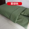 Atacado Canteiro de Obras Colcha de Algodão Verde Militar Unidade Dormitório Treinamento Militar Roupa de Cama Solteiro Seguro Trabalho Alívio a Desastres Colcha de Algodão Puro