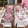 Venta Caliente Transfronteriza Rosa Decoración de Fiesta Vaquera Occidental Suministros Escenario de Fiesta de Cumpleaños para Niñas Diseño Servilleta Mantel