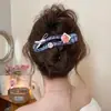 Grampos de cabelo florais de alta qualidade para outono e inverno, presilhas de cabelo elegantes estilo dopamina suave, grampos de cabelo de verão, acessórios de cabelo para mulheres