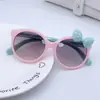 Óculos de Sol Infantis Laço Pequena Princesa Menina Desenho Animado Óculos Meninos e Meninas Transfronteiriços Fofos Proteção Solar Óculos de Sol Fofos para Bebê