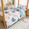 Colcha escolar personalizada ropa de cama juego completo juego de almohada juego de tres piezas dormitorio universitario juego de seis piezas personalizado venta al por mayor