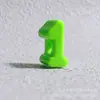 Novos blocos de construção alfanuméricos de fivela de sapato casual de acrílico com contas, acessórios de fivela de sapato artesanais faça você mesmo, atacado