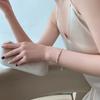 Pulsera de Bambú para Mujer Otoño e Invierno Diseño de Nicho Ins Estilo Lujo Ligero Pulsera de Alta Gama Elegante Sencilla Pulsera Popular en Internet para Novias