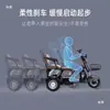 Triciclo Eléctrico para Personas Mayores, Coche Pequeño de Batería para Personas con Discapacidad, Coche para Padres e Hijos para Recoger y Dejar Niños, Scooter de Movilidad