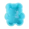 Nueve likes Molde de silicona para pastel con forma de animal de 7 cm, bandeja para hielo de jabón, bloque de cera, capacillo para muffins, molde para galletas, DIY en stock