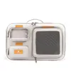 Mochila para Gato Yuebaitu, Mochila Escolar para Exterior, Bolsa Dupla para Pet, Acessórios para Gatos, Bolsa Transparente Portátil de Grande Capacidade para Gatos