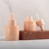 Nova Frasco conta-gotas de Vidro 30ml Fundo Espesso Frasco de Óleo Essencial 50ml Frasco de Cuidados com a Pele Cosmético Solução Original 15ml