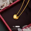 Tienda de oro con espejo de oro arena escama de dragón cadena de amor superficie de refracción cadena de clavícula de amor exquisita simple venta al por mayor de fábrica