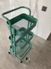 Tubo Espesado Diámetro 22mm Carrito Cocina Frutas y Verduras Estante de Almacenamiento Sala de Estar Estante de Almacenamiento de Snacks Dormitorio