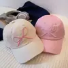 Gorra de Béisbol con Lazo para Mujer, Parte Superior Suave, Circunferencia de Cabeza Grande, Diseño Nicho Coreano, Gorra de Béisbol Estilo Nuevo 2024 para Mujer