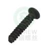 Tornillos autorroscantes de cabeza ahuecada con forma de flor de ciruelo, paquete rígido, tornillos para madera con dientes en B negros, soporte de sujeción, venta al por mayor no estándar.