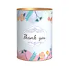 Caja Cilíndrica Roja de Doble Felicidad Floral para Dulces de Boda, Caja de Empaque de Dulces de Boda de Gama Alta de Nicho, Recuerdo de Boda