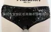 Pantalones cortos de triángulo con lentejuelas de tiro bajo pantalones elásticos sexys ropa de actuación ds europea y americana ropa de baile principal para discoteca ropa de pole dance