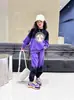 Moda Primavera Infantil Moletom Versátil Macacão de Bebê Moda Outono e Inverno Moletom Degradê da Moda Calça Casual Conjunto de Duas Peças para Meninas