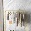 Cabide de Roupas de Chão Espesso para Quarto, Varal de Luxo Leve, Cabide de Casaco de Haste Única Doméstico, Cabide de Roupas Simples