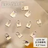 X106 luxo leve mini chave cadeado pequeno joia de unha atacado celebridade da internet Fujia Qianjin liga chave de unha decoração