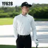 Pgm Roupa de Golfe Masculina Outono e Inverno Camiseta de Manga Longa Camisa Esportiva Roupa Masculina Camisa Polo Versátil Venda Direta da Fábrica
