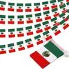 Banderines de Cadena para el Mundial 2026 de EE. UU., Canadá, México, Suministros de Fiesta de Poliéster, Banderines Decorativos Colgantes, Carteles con Banderas, Banderas Personalizadas