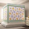 Cortina Opaca Nueva Estampada 2025 Mosquitero Tipo Cama de Tres Puertas Exclusivo para el Sudeste Asiático para Repeler y Prevenir Mosquitos