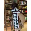 Bufanda de Punto Fina a Rayas Rojas y Blancas Vintage para Mujer, Otoño e Invierno Ins Bolsillo Pequeño Cálido Versátil Calentador de Cuello de Lana