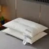 Almohada para Uso Doméstico, Núcleo de Almohada de Soporte Cervical, Ayuda para Dormir, Almohada Ultrasuave para Casas de Huéspedes, Hoteles, Almohadas Individuales y Dobles para Residencias Estudiantiles, Venta al por Mayor