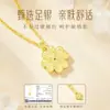 Collar de Trébol de Cuatro Hojas Brillante de Plata Pura S999 para Mujer Nicho Lujo Accesible Colgante Cadena Clavícula de Alta Gama Regalo para Novia