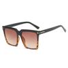 Jamie 510 Elegantes Gafas de Sol Cuadradas de Montura Grande Fabricante de Gafas de Sol Transfronterizas Venta al por Mayor Modelo Unisex con Remache en Forma de T