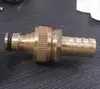 46 Conector de Tubería de Agua Conector de Rosca Exterior con Barbilla Conector de Rosca Exterior Metálico Conector de Barbilla para Manguera con Abrazadera
