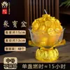 Vela Lingote de Oro para Atraer Riqueza, Lámpara de Vela para Adorar y Rezar por un Cubo de Oro, Cera de Buena Suerte, Lámpara de Mantequilla Doméstica para el Dios de la Riqueza