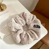 Gomas Elásticas para el Cabello de Alta Elasticidad para Mujer, Scrunchies de Lana Rayados de Gama Alta para Otoño e Invierno, Tamaño Grande, Suministro al por Mayor, Directo del Fabricante