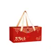 Paquete de Regalo de Coplas de Año Nuevo Bolsa de la Suerte Neutra Hecha a Mano Artículos de Año Nuevo para Oficina Caja de Bendiciones Adhesivo Portátil para Puerta Combinación de Sobres Rojos Entrega