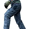 Pantalones Tácticos para Hombre Transfronterizos, Pantalones Casuales Rectos para Hombre de Trabajo, Lona Fina Delgada de Secado Rápido Anti-arrugas, Pantalones Largos de Otoño