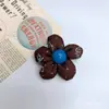 Tela de Puntos Coreana Flor de Cinco Pétalos Sombrero Infantil Accesorios para el Cabello Pasador Cuerda para el Cabello Accesorios Accesorios Accesorios para Bolsa de Regalo