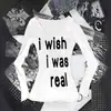 Camiseta Vintage Europea y Americana Transfronteriza de Corte Ajustado con Cuello Redondo Bajo y Estilo Juvenil, Mangas Largas, Ajuste Delgado Personalizado, Top con Estampado de Letras