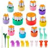 Set de 25 Piezas de Moldes para Frutas con Relieve, Cuchillo de Plástico para Frutas Infantil, Molde de Plástico para Cortar Frutas de Dibujos Animados, Venta Caliente Transfronteriza