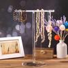 Estante de Acrílico Transparente Personalizado para Toallas de Mano Estante para Toallas Estante de Toallas de Mano en Forma de T Estante de Exhibición para Joyas