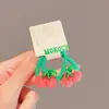 Anillo de Toalla de Dibujos Animados Lindo de Alta Elasticidad, Goma para el Cabello para Niños y Niñas, Diadema, Accesorios para el Cabello, Adorno para la Cabeza para Niñas Pequeñas y Bebés