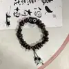 Pulseras de Granos de Café Naturales Reales de Amazon DIY para Novias y Parejas, Pulseras Tejidas de Granos de Café de Nicho al por Mayor