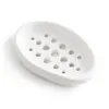Caja de jabón de viaje tipo bloque de construcción, caja de jabón creativa portátil, caja de plástico impermeable con tapa, diseño simple con esponja y característica de absorción de agua