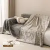 Tela para funda de sofá de chenilla, adecuada para todas las estaciones, antideslizante, antiarañazos de gato, manta de cubierta universal todo incluido para sofá
