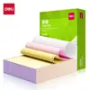 Papel para Impresora de Matriz de Puntos Deli Mingrui Mr241, Papel de Impresión de Tres Partes, Una Parte, Dos Partes, Cuatro Partes, Cinco Partes, Seis Partes