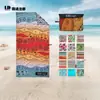 Toalla de Playa Impresa por Ambos Lados Transfronteriza, Nueva Toalla de Natación de Microfibra de Secado Rápido, Toalla de Playa con Estampado Completo de Piñas