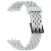 Adecuado para Samsung Galaxy Fit3 Correa de Reloj con Agujeros Samsung Fit3 R390 Correa de Silicona Transpirable con Agujeros