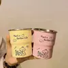 Perro de Línea Dibujo Animado Dopamina Pareja Escalera Taza para Enjuague Bucal High-Value Acero Inoxidable Simple Taza para Lavar