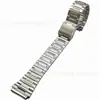 Pulseira Metálica Bloco Pequeno Vintage A159W A158WA A168 Aço Inoxidável Corrente 18mm Pulseira para Relógio Masculino e Feminino