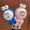 Nuevo globo cabeza de cerdo volador al por mayor Dibujos animados Red popular bolsa de material de bola de onda forma pequeña linda pollo conejo rana