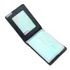 Estuche de cuero para licencia de conducir con ranuras para múltiples tarjetas, portatarjetas de registro de vehículo motorizado suave ultradelgado, cubierta protectora para licencia de conducir, organizador de documentos