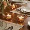 Suporte de Velas de Vidro Decorativo de Pássaro Âmbar Criativo e Simples Estilo Retrô para Quartos Modelo de Hotel, Salas de Estar, Mesas de Centro, Mesas de Jantar e Decoração de Casa