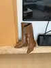 Botas de montaria femininas estilo coreano de cano alto para aumentar a altura, novo modelo outono 2026, botas elegantes de corte justo com zíper traseiro
